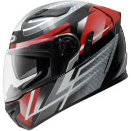 Casco Zeus 813 AN1 Negro/Rojo