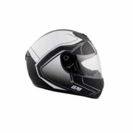 Casco Kontrol 878 Negro - Blanco