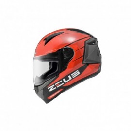 Casco Zeus 811 AL6 Matte Negro/Rojo