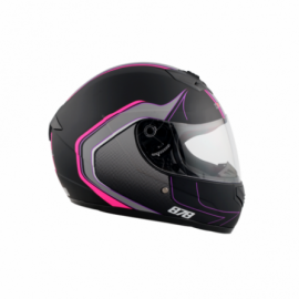 Casco Kontrol 878 Negro Fucsia